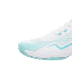 Badmintonschoenen Voor Dames BS 900 Ultra Lite Wit Turquoise -Quechua Schoenen Verkoopwinkel badmintonschoenen voor dames bs 900 ultra lite wit turquoise 9