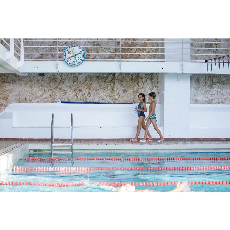 BADSLIPPERS VOOR HEREN SLAP 500 WIT/BLAUW 9 BADSLIPPERS VOOR HEREN SLAP 500 WIT/BLAUW - Afbeelding 9