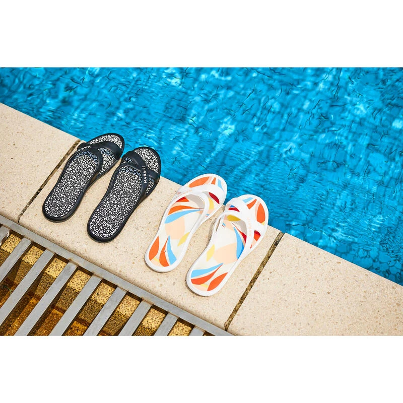 Badslippers Voor Zwemsport Dames Slap 500 5 Badslippers Voor Zwemsport Dames Slap 500 - Afbeelding 5