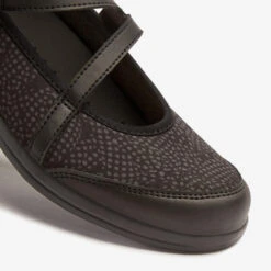 Ballerina's Voor Sportief Wandelen Dames Boama -Quechua Schoenen Verkoopwinkel ballerinas voor sportief wandelen dames baoma zwart 8