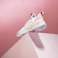 Handbalschoenen Voor Heren/dames H500 FASTER Roze Wit -Quechua Schoenen Verkoopwinkel handbalschoenen voor herendames h500 faster roze wit 13