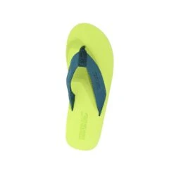 Regatta Heren Rico Teenslippers (Helder Kiwi/Pacifisch Groen) -Quechua Schoenen Verkoopwinkel heren rico teenslippers helder kiwipacifisch groen 3