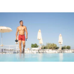 Herenteenslippers Voor Zwembad Tonga 500 Zwart/blauw/wit -Quechua Schoenen Verkoopwinkel herenteenslippers voor zwembad tonga 500 zwartblauwwit 6