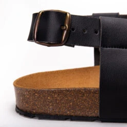 NAE Vegan Schoenen Volwassen Wandel Sandalen Zwart -Quechua Schoenen Verkoopwinkel nae vegan schoenen volwassen wandel sandalen zwart 3