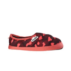 Nuvola Unisex Slippers In Rood Met Rubberen Zool