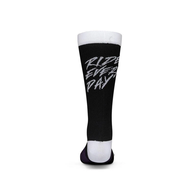 Ride Concepts Ride Every Day Socks - Zwart/Wit 2 Ride Concepts Ride Every Day Socks - Zwart/Wit - Afbeelding 2