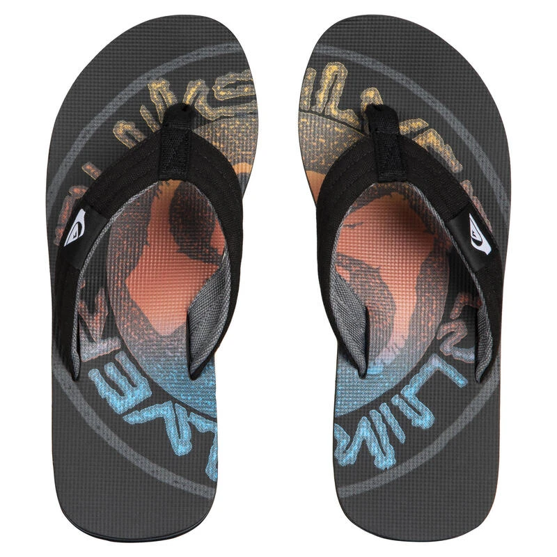 Quiksilver Slippers Voor Heren Layback Zwart 2 Quiksilver Slippers Voor Heren Layback Zwart - Afbeelding 2