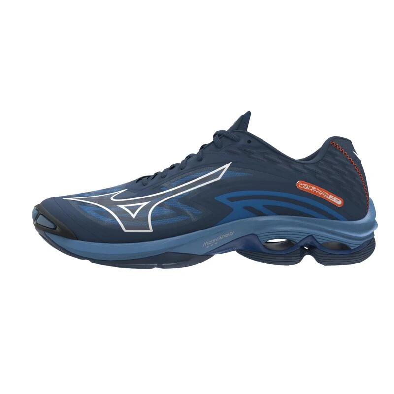 Mizuno Volleybalschoenen Voor Heren Lightning Z7 Low Donkerblauw Wit 2 Mizuno Volleybalschoenen Voor Heren Lightning Z7 Low Donkerblauw Wit - Afbeelding 2