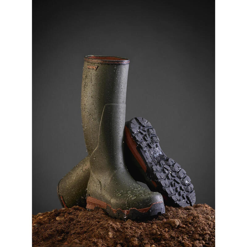 Warme Jachtlaarzen 900 Rubber 2 Warme Jachtlaarzen 900 Rubber - Afbeelding 2