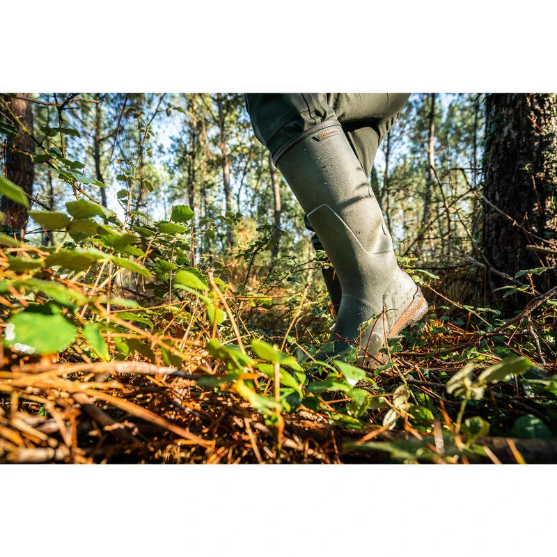 Warme Jachtlaarzen 900 Rubber 10 Warme Jachtlaarzen 900 Rubber - Afbeelding 10