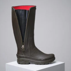 Warme Rubberlaarzen Met Neopreen Voering En Rits 540 -Quechua Schoenen Verkoopwinkel warme rubberlaarzen met neopreen voering en rits 540 2