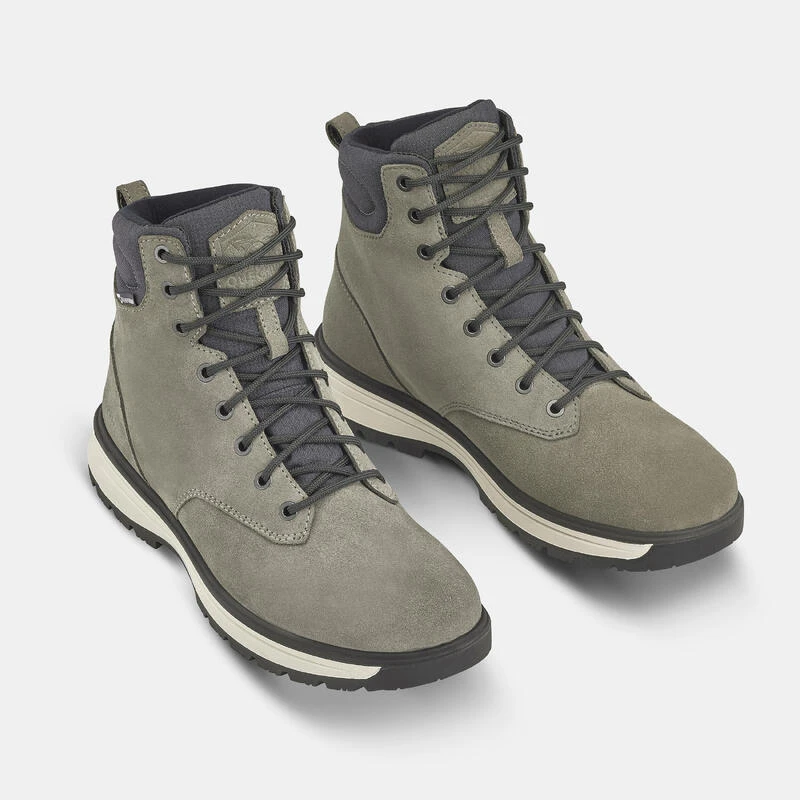 Quechua Warme Waterdichte En Hoge Leren Wandelschoenen Voor Heren SH100 X-warm 2 Quechua Warme Waterdichte En Hoge Leren Wandelschoenen Voor Heren SH100 X-warm - Afbeelding 2