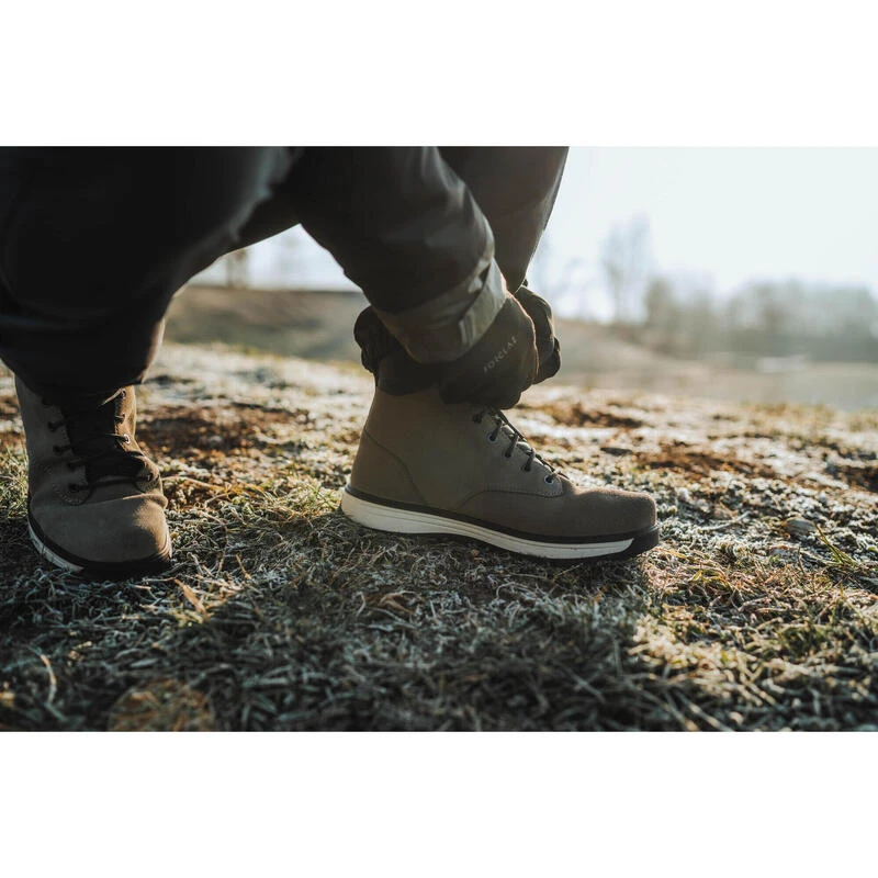 Quechua Warme Waterdichte En Hoge Leren Wandelschoenen Voor Heren SH100 X-warm 12 Quechua Warme Waterdichte En Hoge Leren Wandelschoenen Voor Heren SH100 X-warm - Afbeelding 12