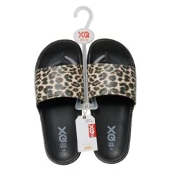 XQ Badslippers Dames Panter Print 7 XQ Badslippers Dames Panter Print -Quechua Schoenen Verkoopwinkel xq badslippers dames panter print 3