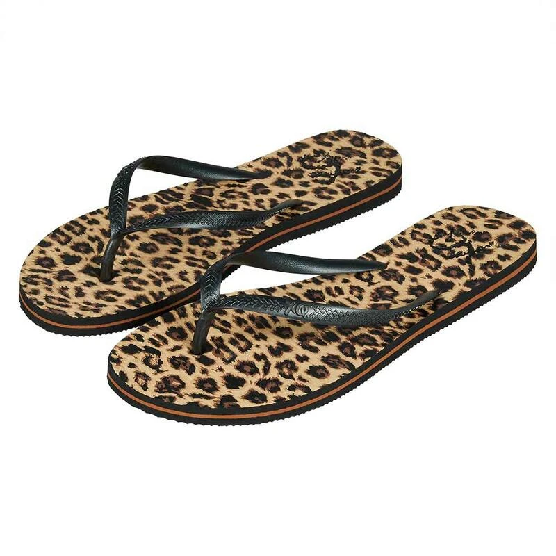 XQ Teenslippers Dames Panter Print 2 XQ Teenslippers Dames Panter Print - Afbeelding 2