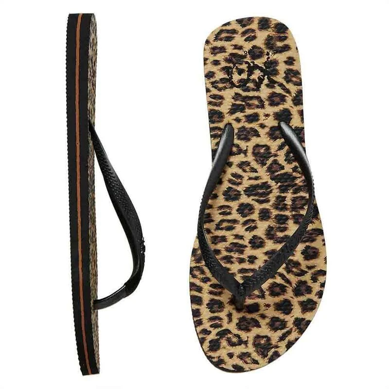 XQ Teenslippers Dames Panter Print 1 XQ Teenslippers Dames Panter Print