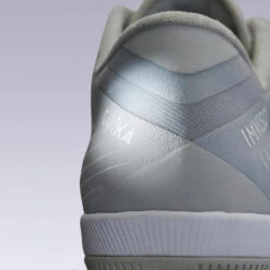 Kipsta Zaalvoetbalschoenen Ginka 900 Leer -Quechua Schoenen Verkoopwinkel zaalvoetbalschoenen ginka 900 leer grijs 12